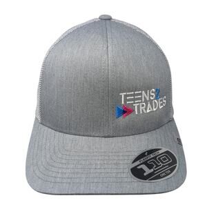 Teens2Trades Trucker Hat Gray One Size Adjustable 110 Flexfit Tech Travis Mathew